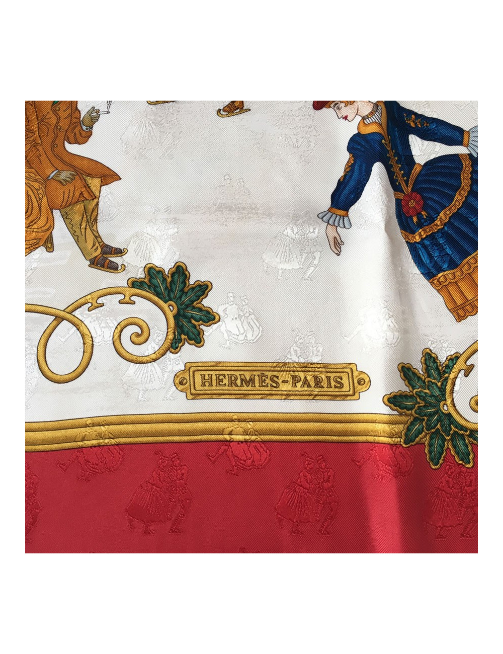 Square "Joys of winter" HERMES silk