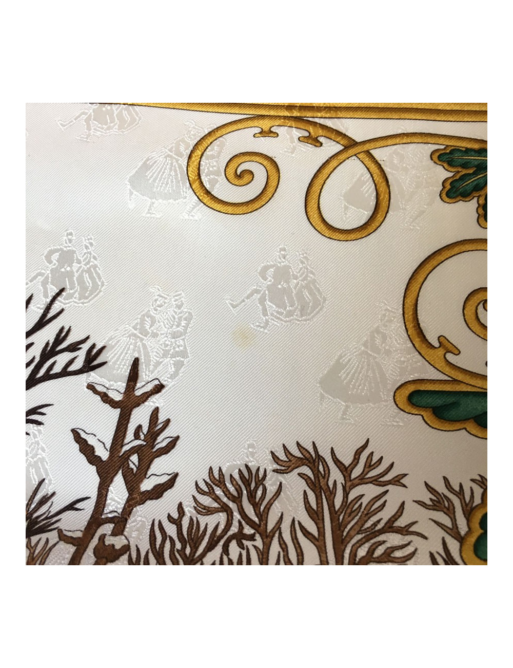 Square "Joys of winter" HERMES silk