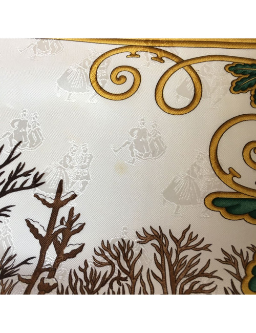 Square "Joys of winter" HERMES silk