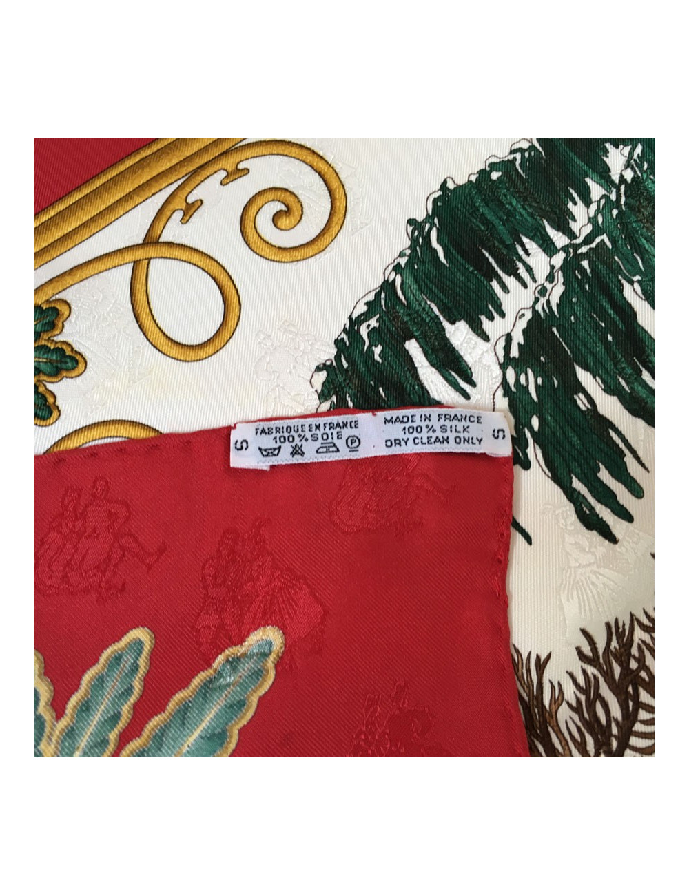 Square "Joys of winter" HERMES silk