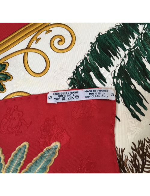 Square "Joys of winter" HERMES silk