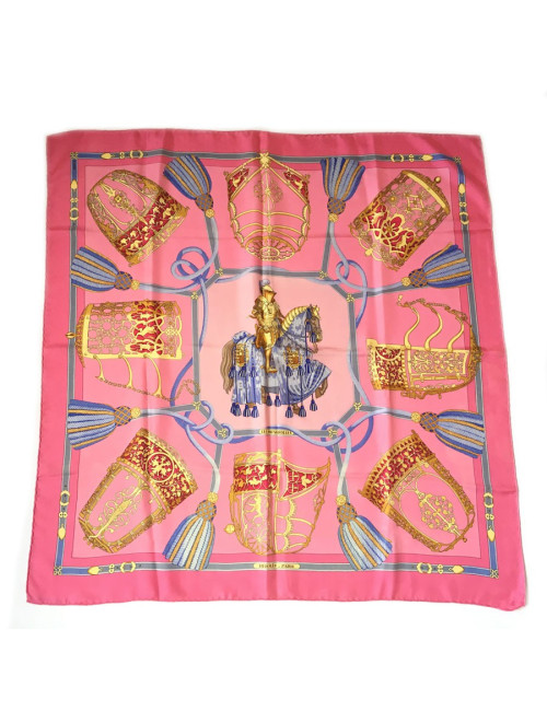 Hermès "The Nosebands" in pink silk