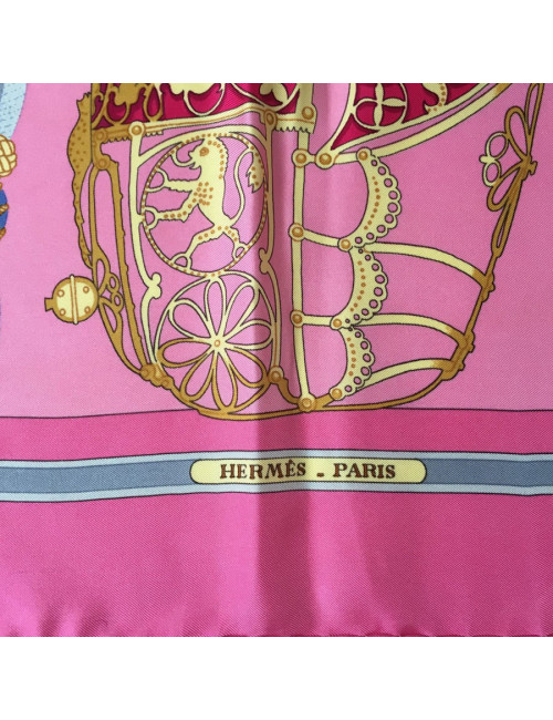 Hermès "The Nosebands" in pink silk