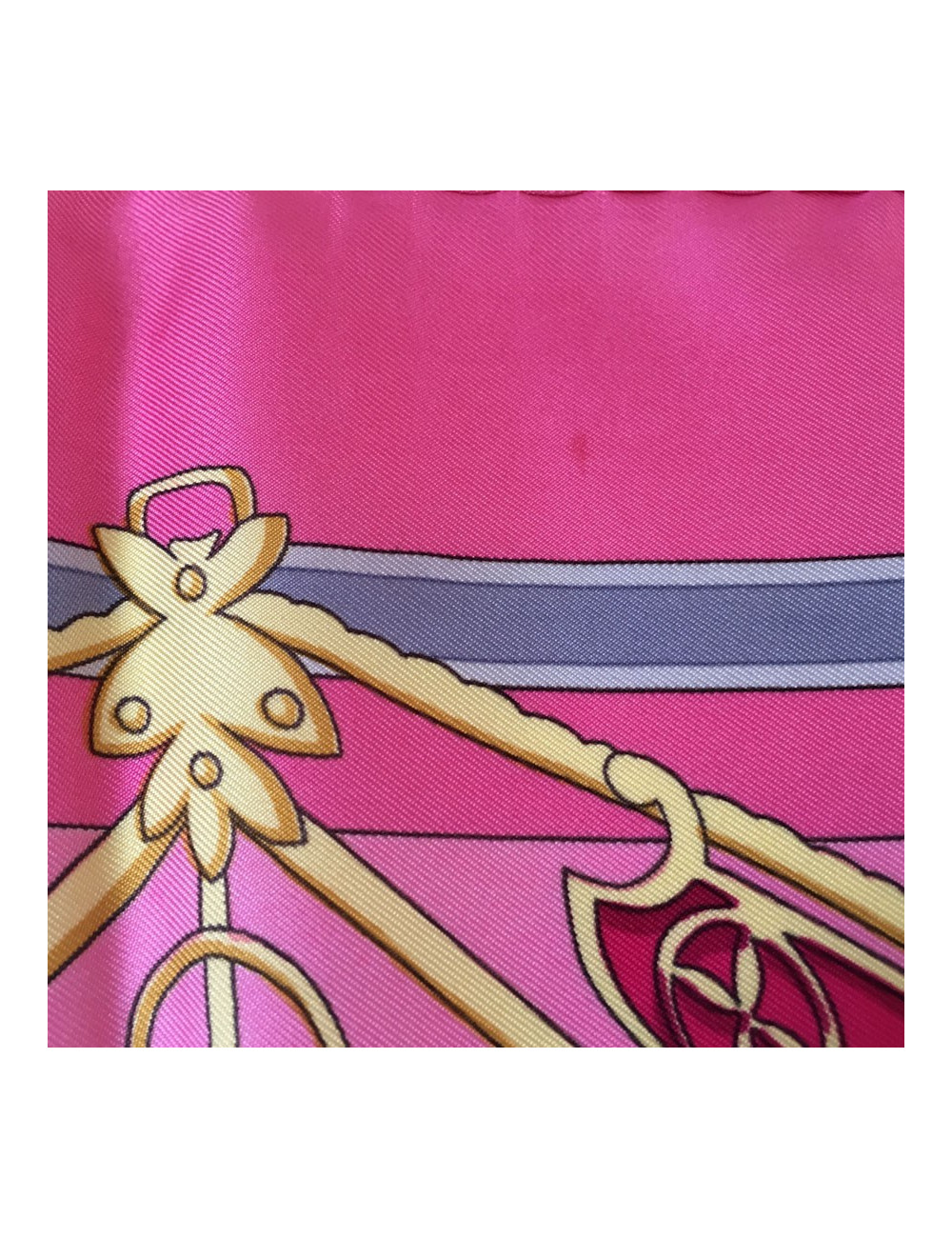 Hermès "The Nosebands" in pink silk