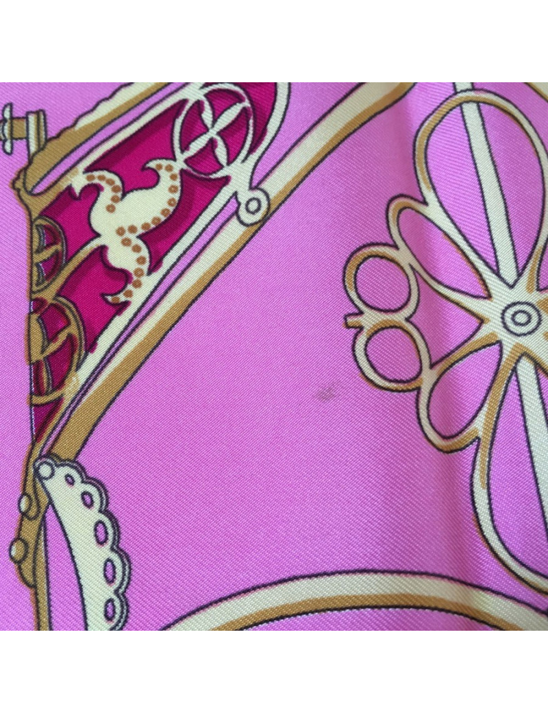 Hermès "The Nosebands" in pink silk