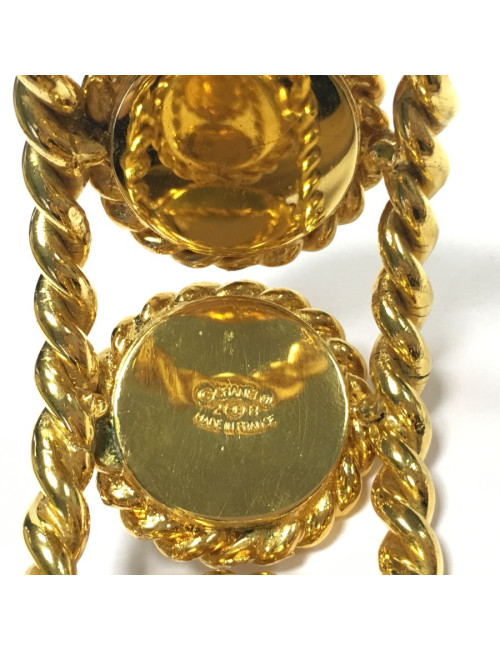 Cuff Couture CHANEL gold and pearls