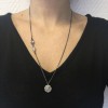 Ruthenium CHANEL necklace