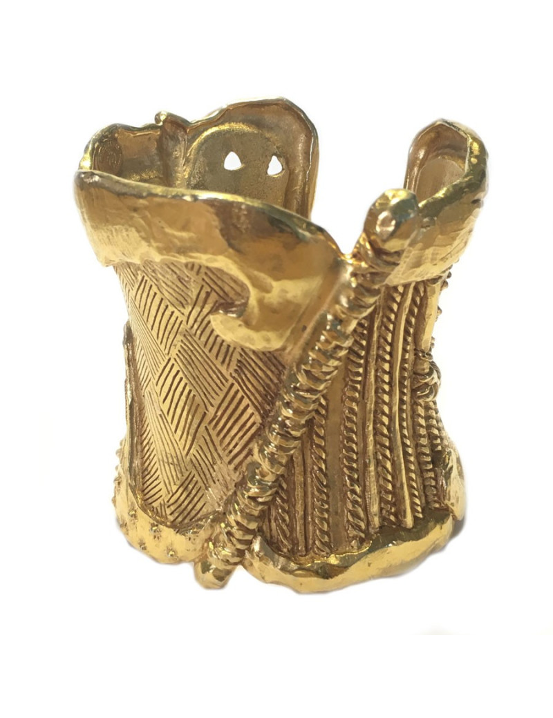 Manchette CHRISTIAN LACROIX  métal doré