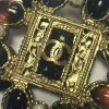 Watermark and glass CHANEL brooch