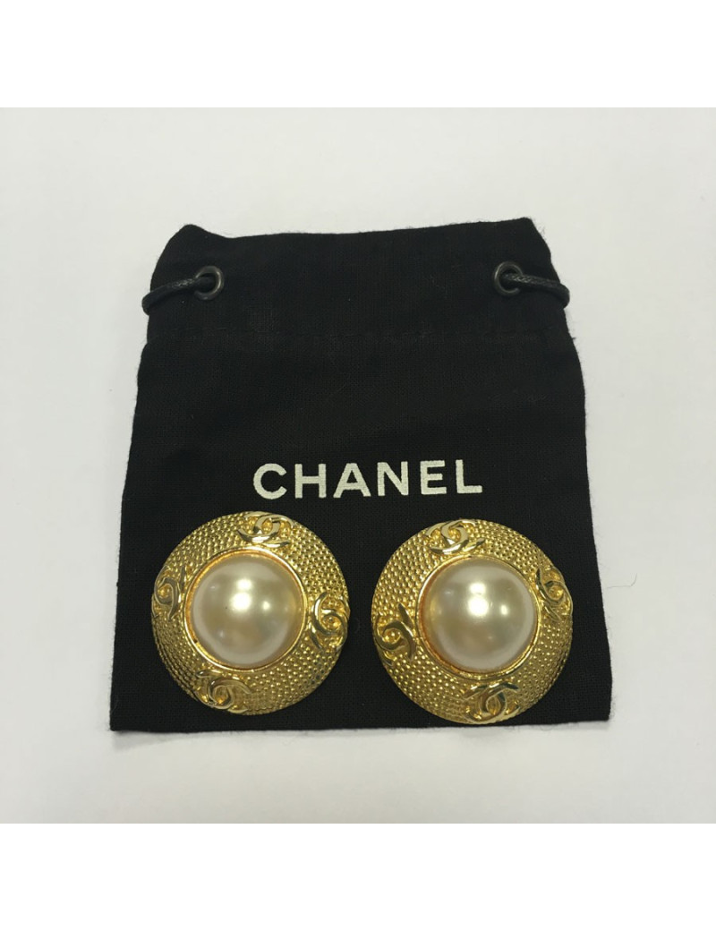 Clips of ear CHANEL vintage earrings