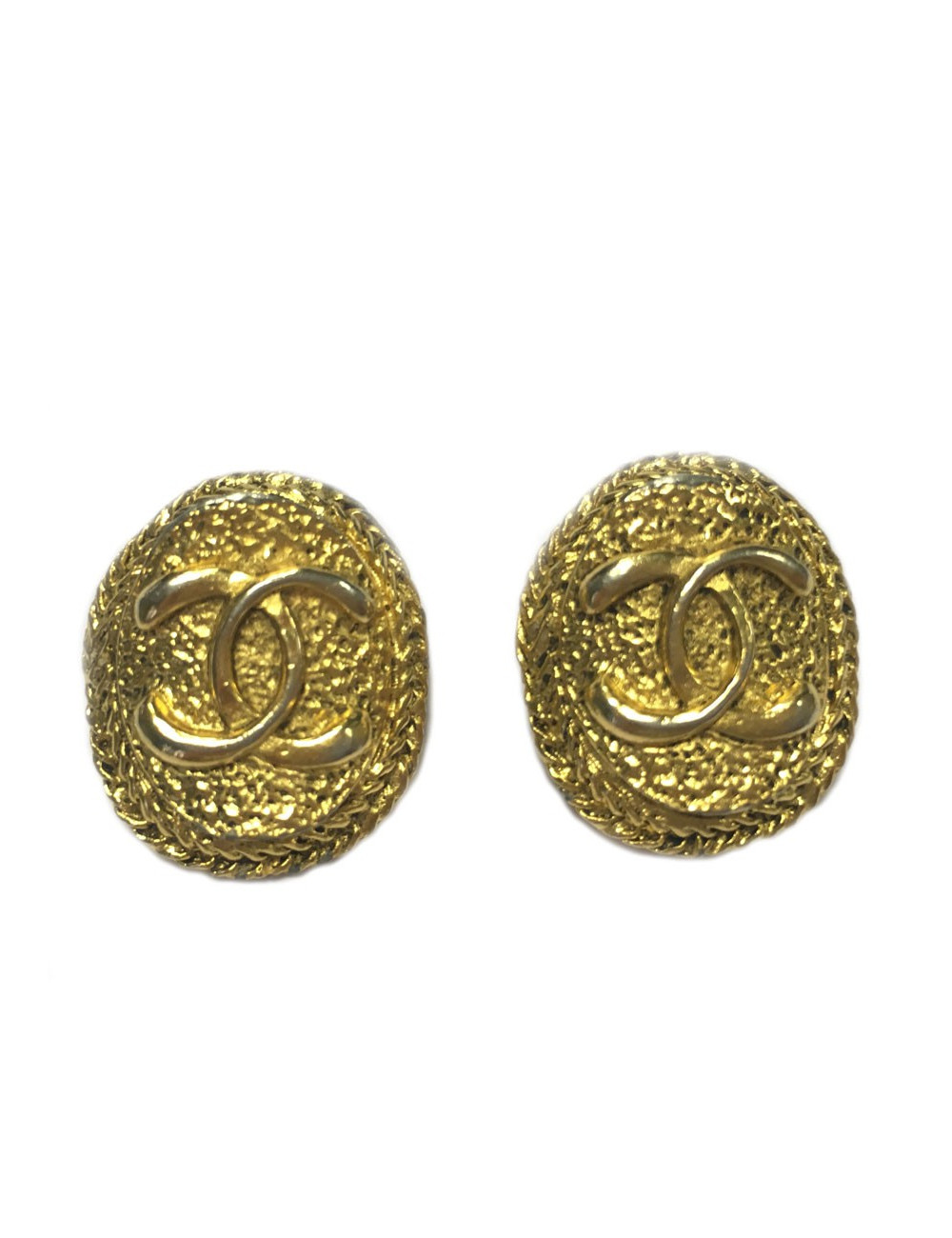 Clips d'oreille CHANEL vintage 