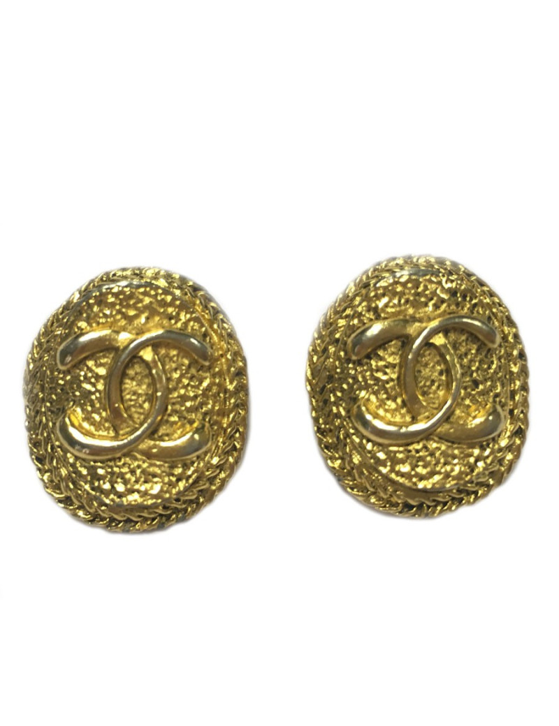 Clips d'oreille CHANEL vintage 