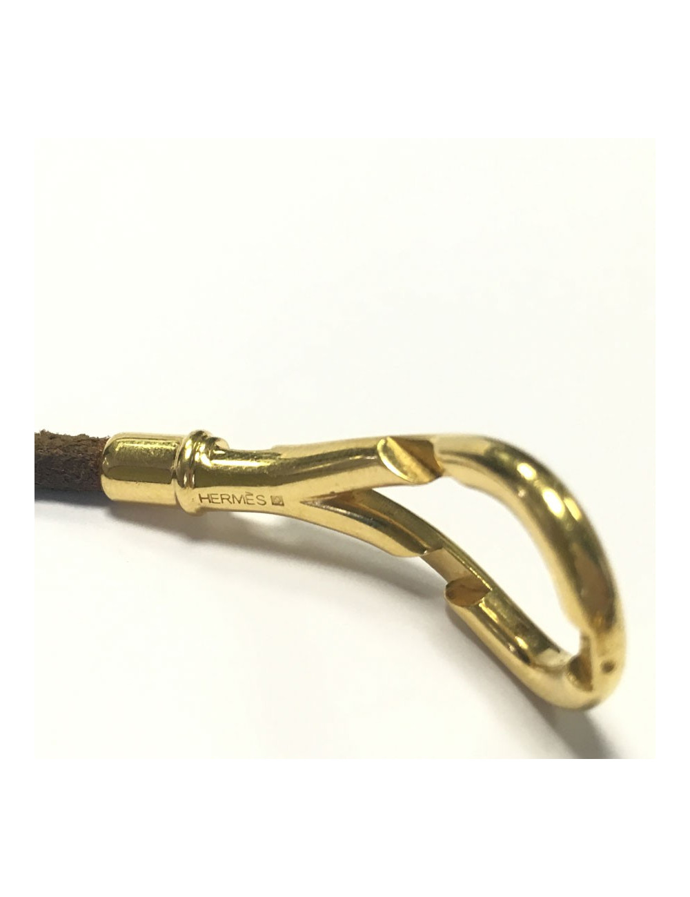 Jumbo HERMES leather bracelet