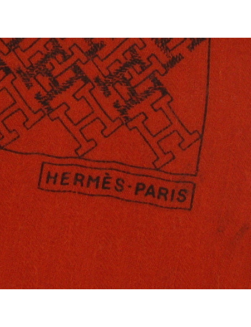 Echarpe cachemire et soie HERMES