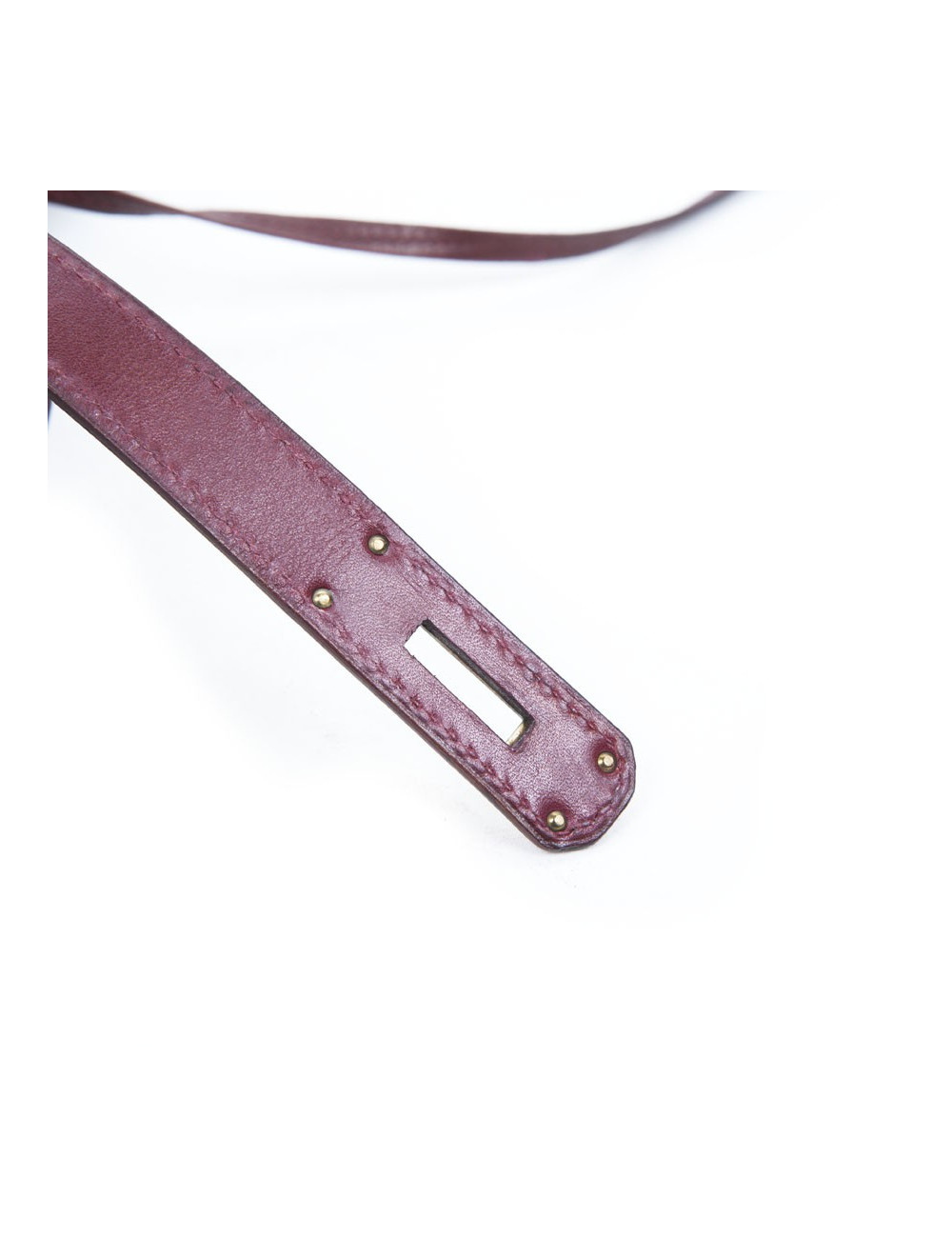 32 leather red box: Vintage HERMES Kelly