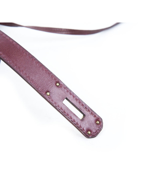 32 leather red box: Vintage HERMES Kelly