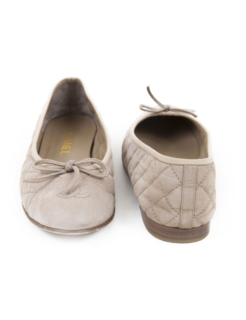 Ballerines CHANEL T39 beige