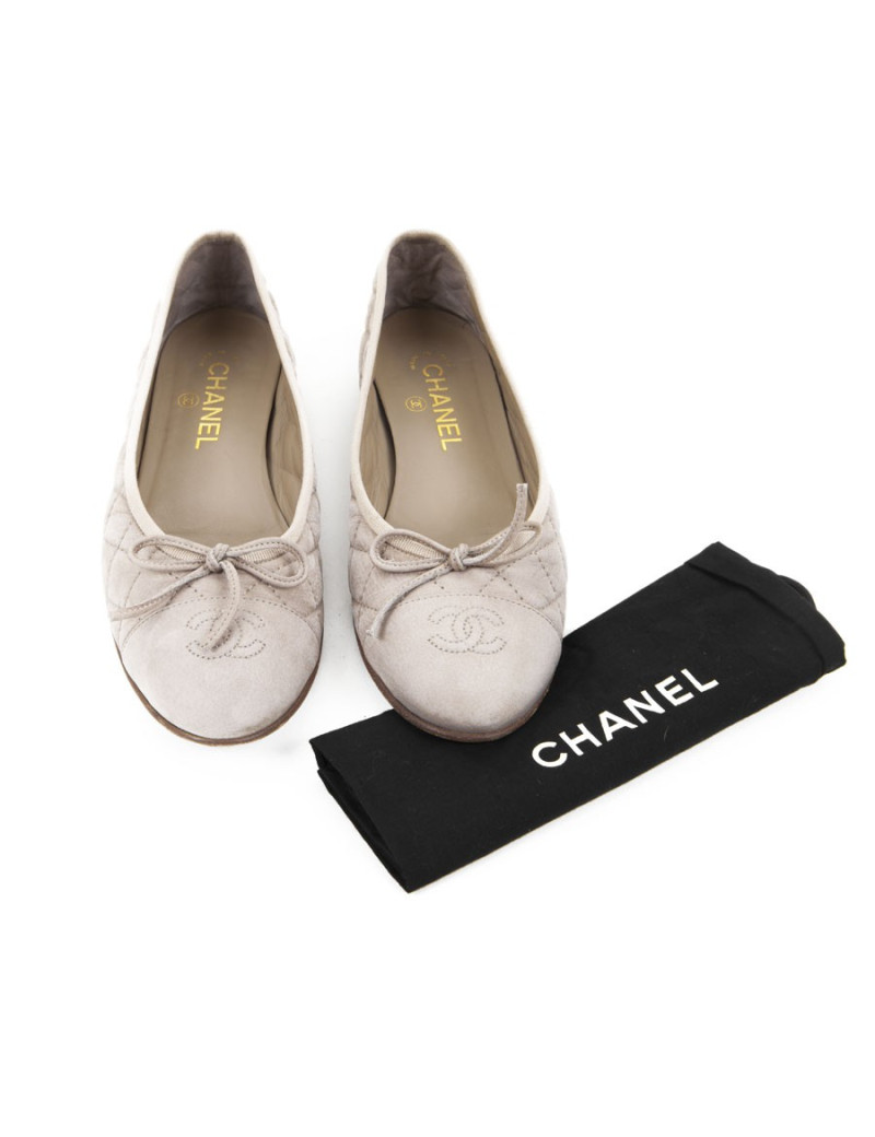 Ballerines CHANEL T39 beige