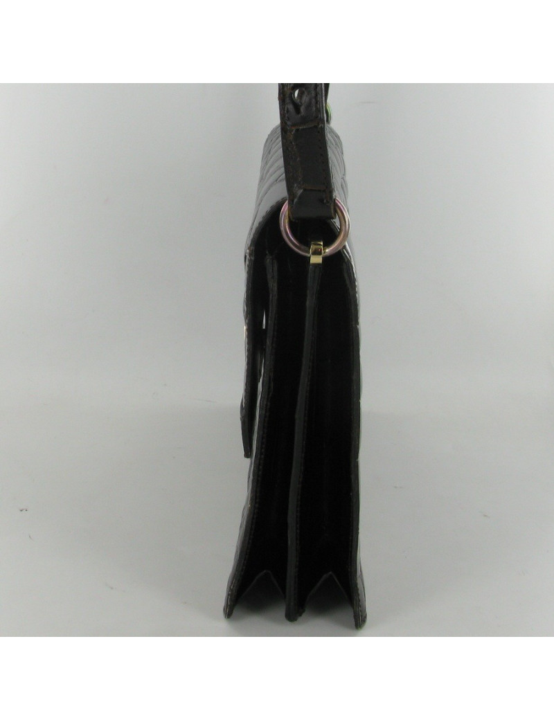 Sac vintage façon croco CHRISTIAN DIOR