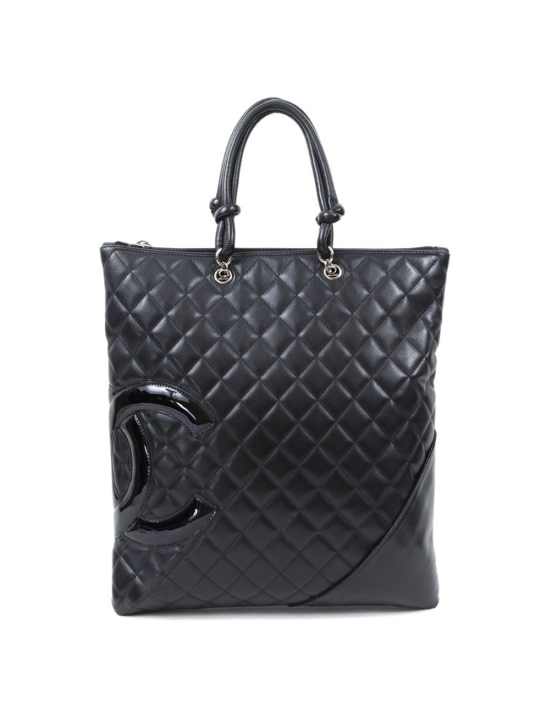 Bag Black lambskin CHANEL Collection "Cambon"