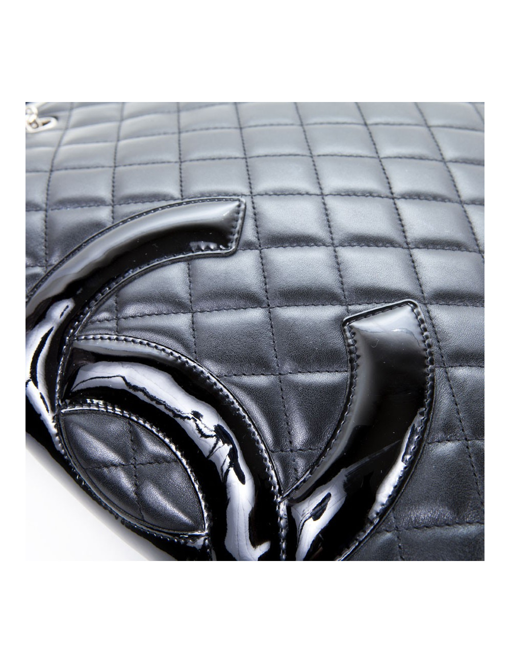 Bag Black lambskin CHANEL Collection "Cambon"