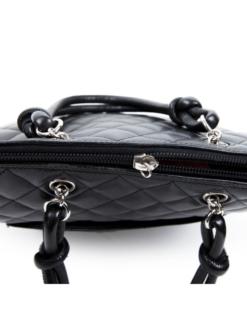 Bag Black lambskin CHANEL Collection "Cambon"