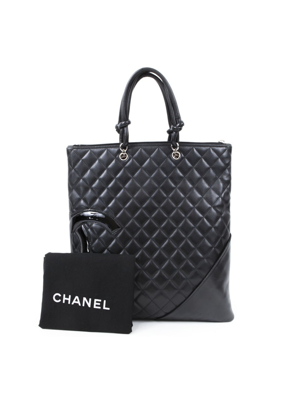 Bag Black lambskin CHANEL Collection "Cambon"