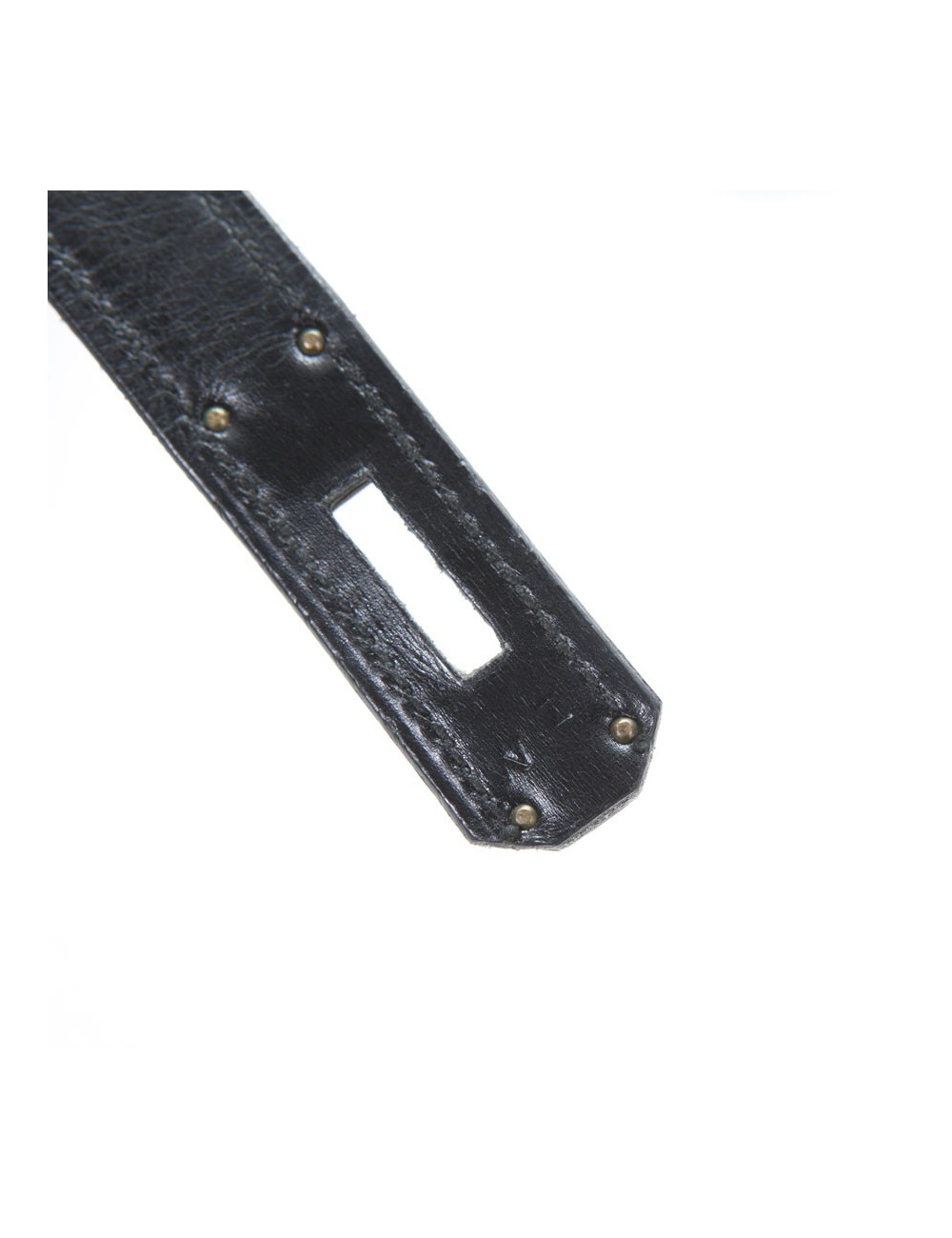 Sac Kelly 32 HERMES box noir Vintage