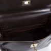 32 leather brown box Vintage HERMES Kelly bag
