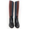 HERMES riding boots in multicolored leather size 39FR