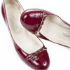 Shoes CHANEL t 39.5 C Burgundy patent leather