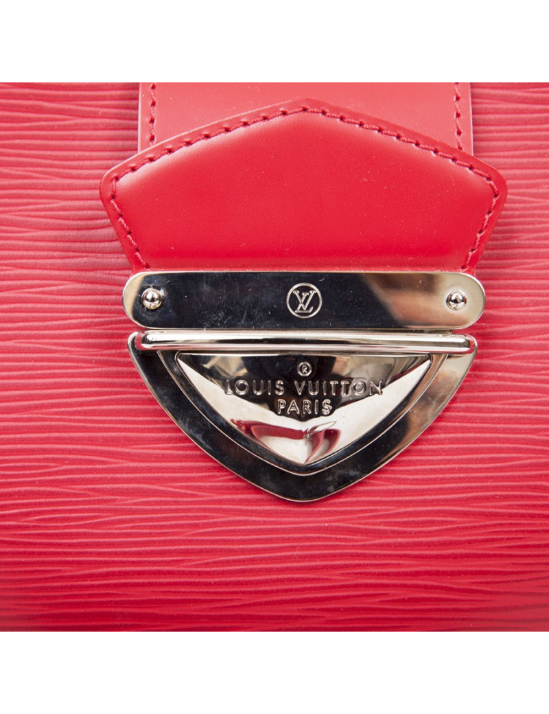 Sac LOUIS VUITTON cuir épi rouge