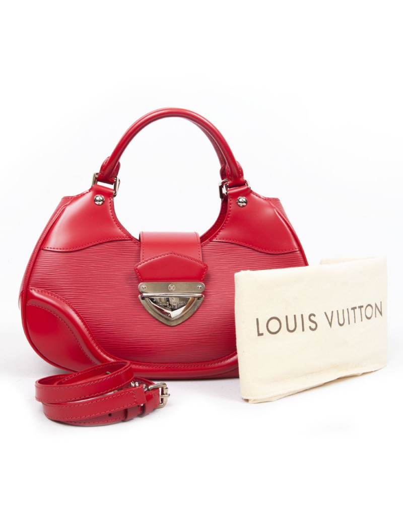 Sac LOUIS VUITTON cuir épi rouge