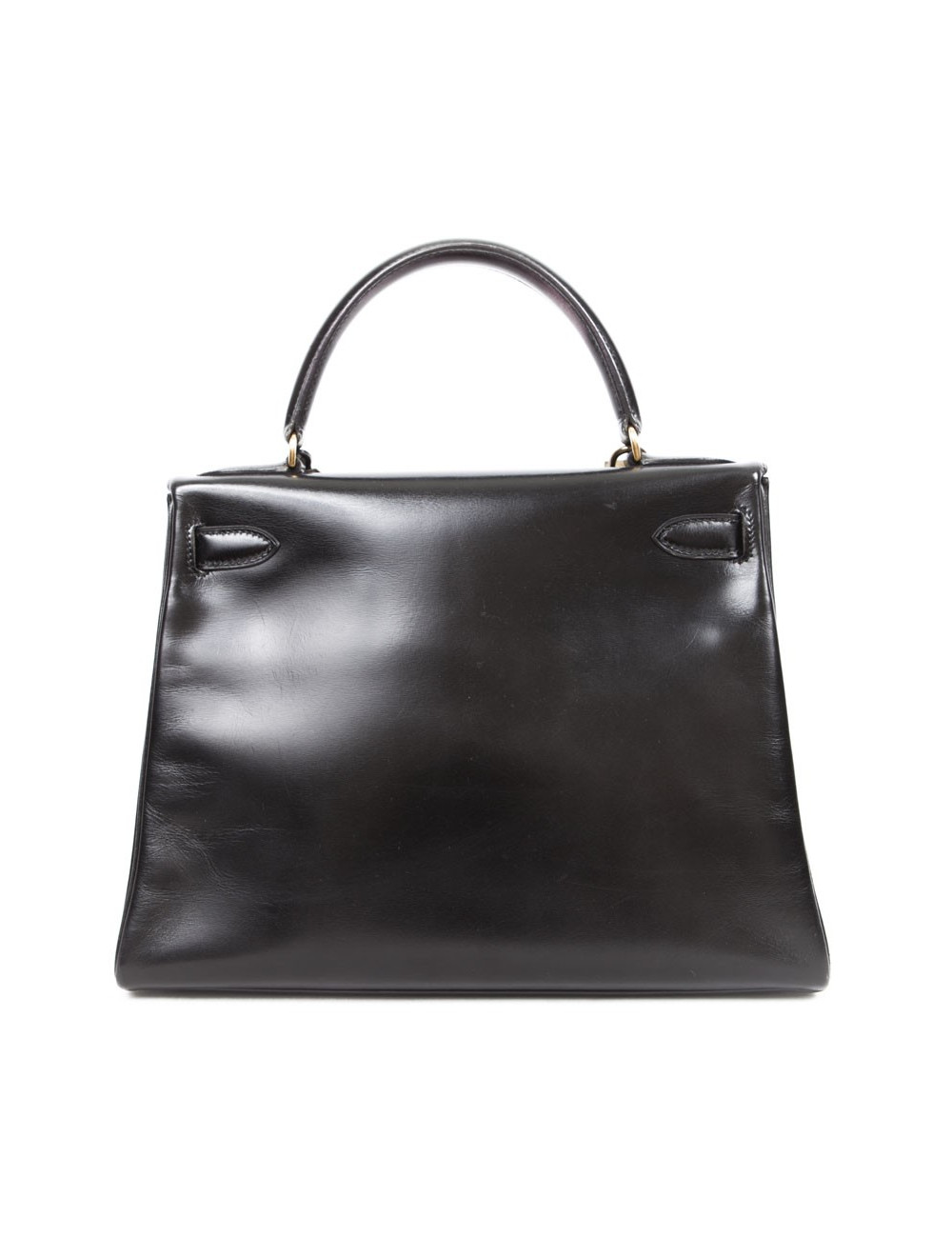 Sac Kelly 28 HERMES en box noir 