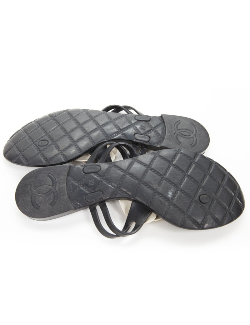 Mules CHANEL T 39 camélia