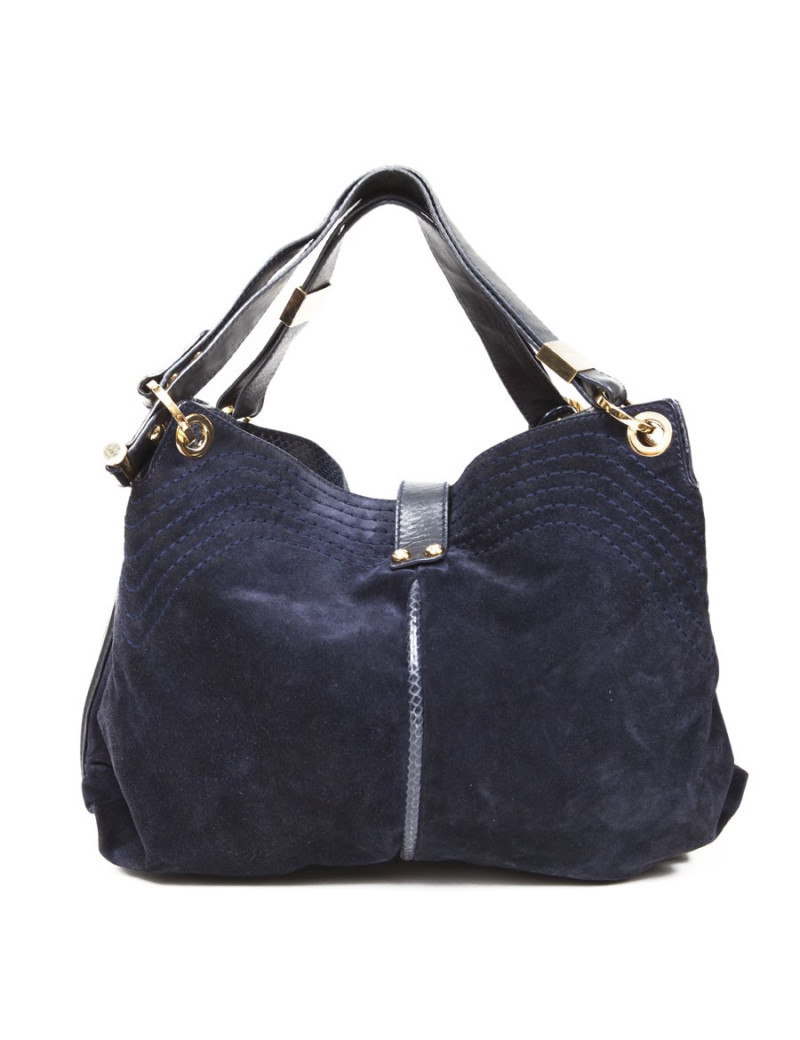Sac JIMMY CHOO bleu nuit