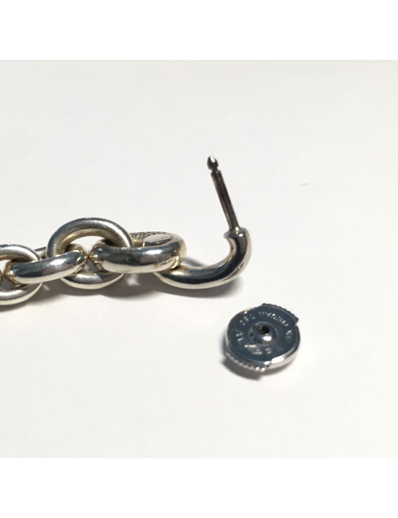 Dangling ear HERMES Crescendo nails in sterling silver