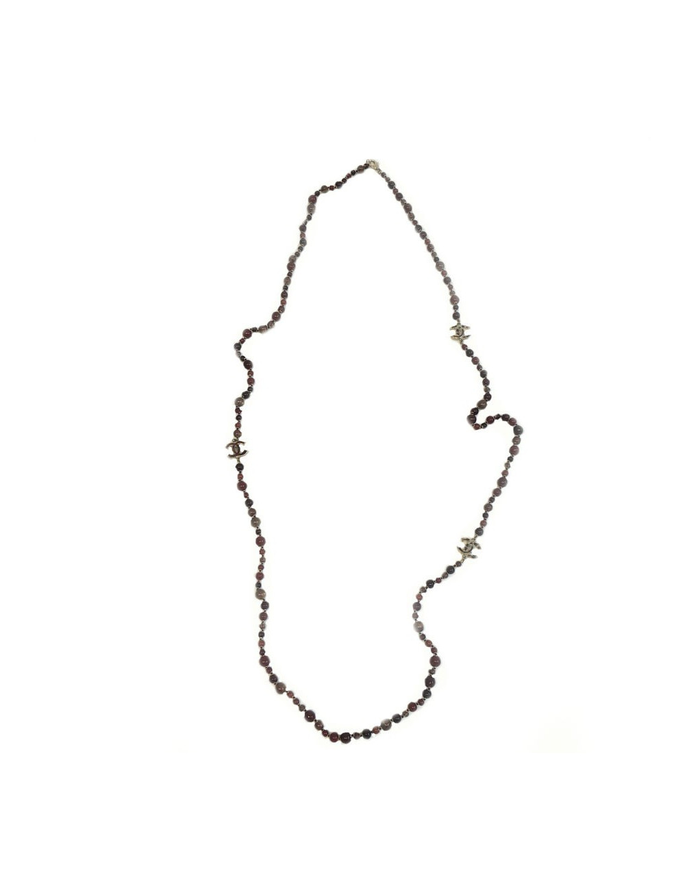 Long sautoir CHANEL perles