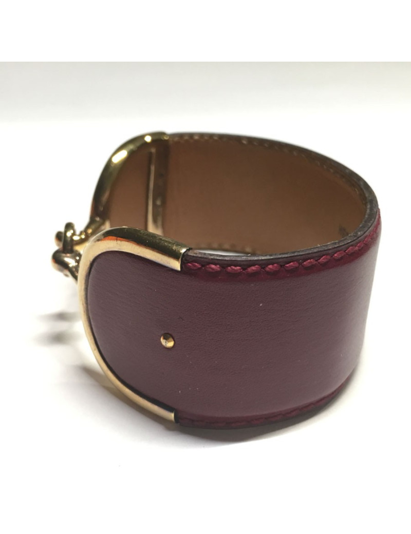 XXXX Bracelet HERMES "Mors" doré