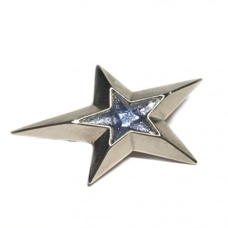 Broche THIERRY MUGLER étoile argentée