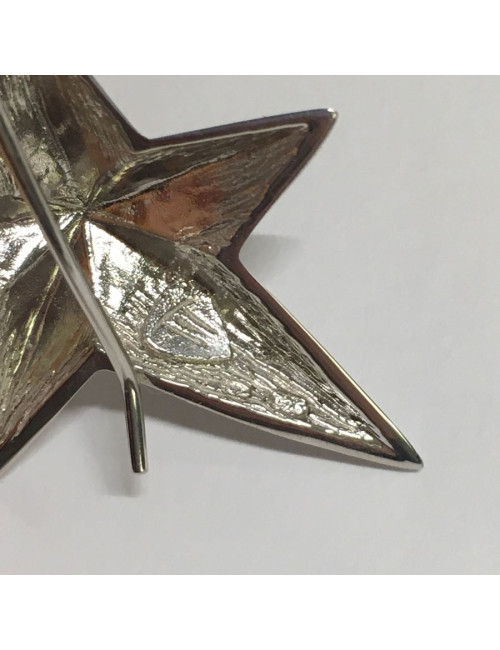 Parure THIERRY MUGLER collier et boucles d'oreilles clous en argent