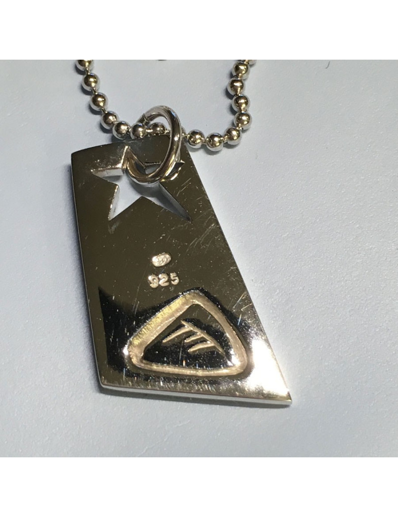 Set THIERRY MUGLER necklace and earrings in silver nails