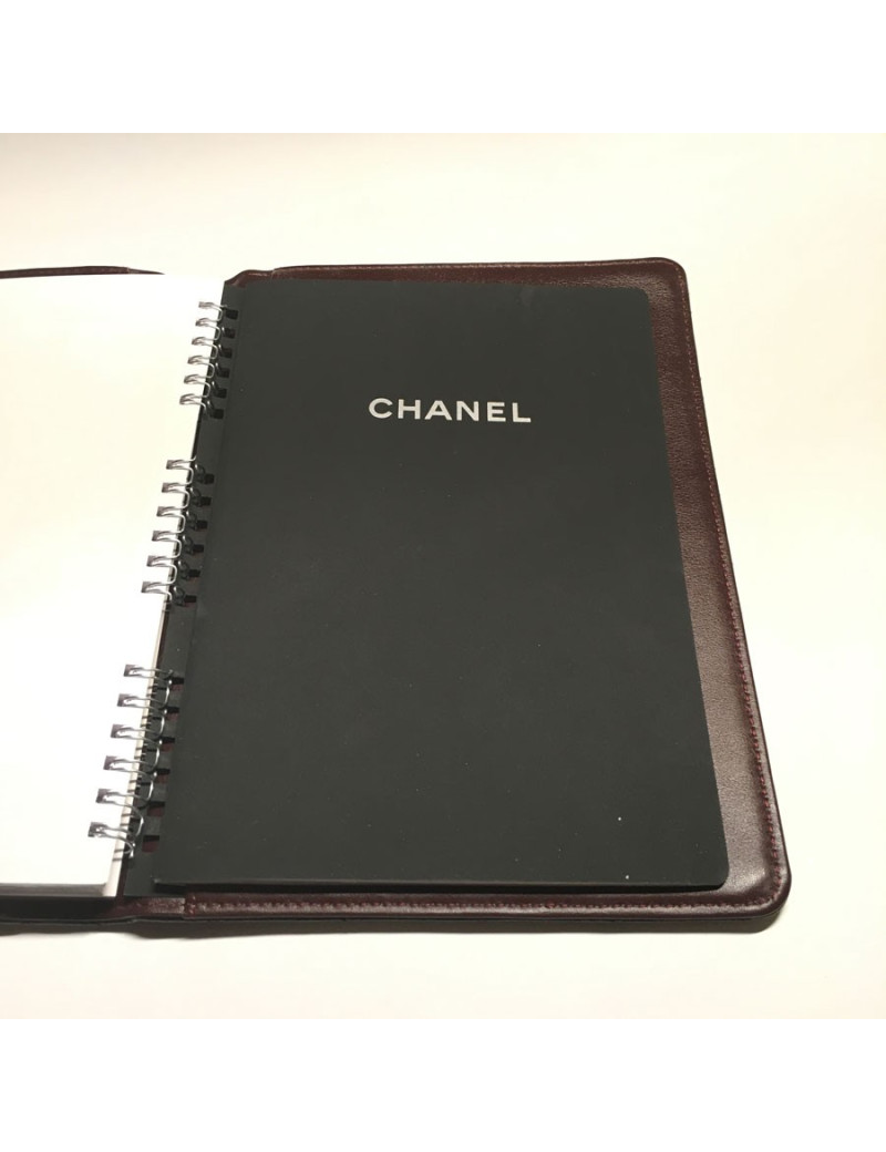 Door agenda CHANEL black quilted leather