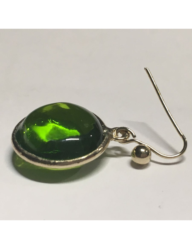 Earrings nails MARGUERITE of VALOIS in glass paste