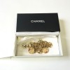 Belt necklace CHANEL golden chain and charms
