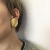 Earrings clips YVES SAINT LAURENT YSL shells