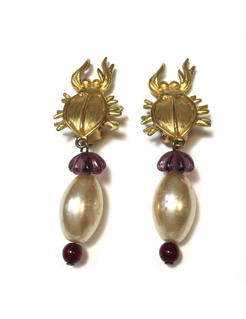 XXX Boucles d'oreille clips VAN DER STRATEN