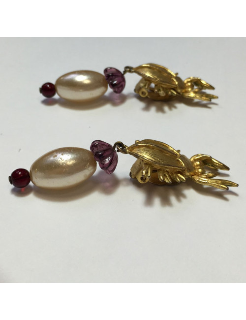 XXX Boucles d'oreille clips VAN DER STRATEN