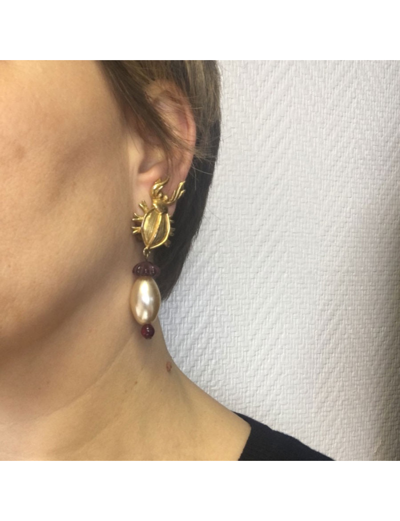 XXX Boucles d'oreille clips VAN DER STRATEN