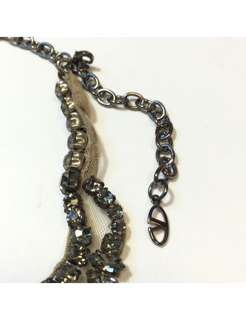 Plastron VALENTINO in rhinestones